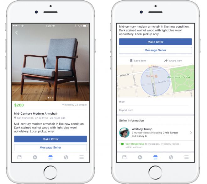 Facebook Marketplace ufficiale: mercatino per la compravendita presto in Italia