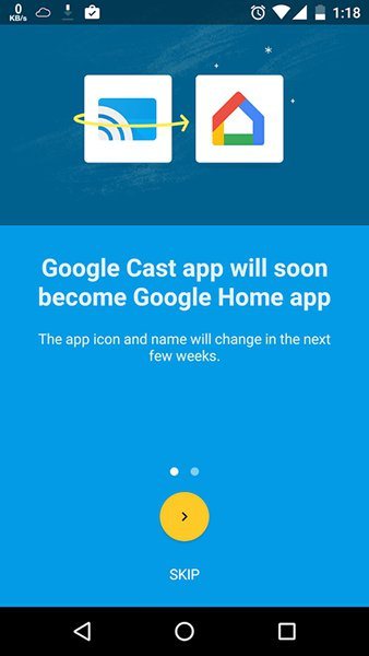 Google Cast diventa Google Home [Download APK]