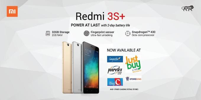Xiaomi Redmi 3S Plus ufficiale: Soc octa-core, batteria da 4100 e prezzo da entry level