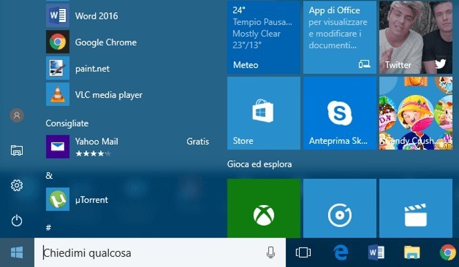 Disinstallare le applicazioni preinstallate in Windows 10 Anniversary Update