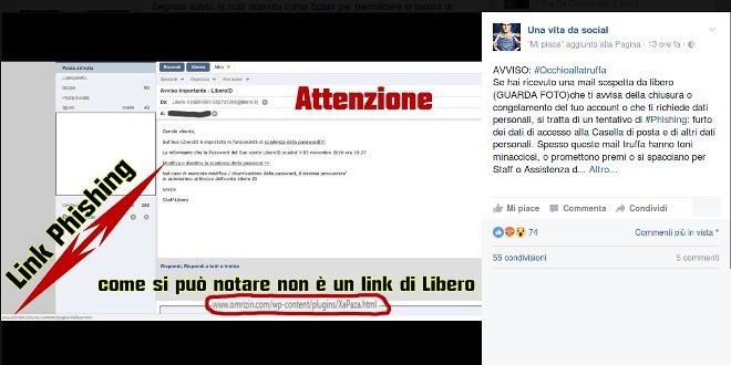 Attivazioni WhatsApp e strani avvisi da Libero, occhio alle email truffa