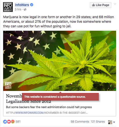 google chome fake news