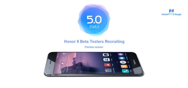 Honor 8 entra in India per la fase di testing con EMUI 5.0 ed Android N
