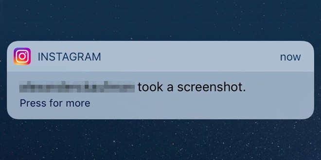 Instagram introduce la notifica che svela chi fa gli screenshot alle foto