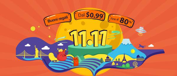 GearBest: domani 11.11 è la festa dello shopping con tante offerte