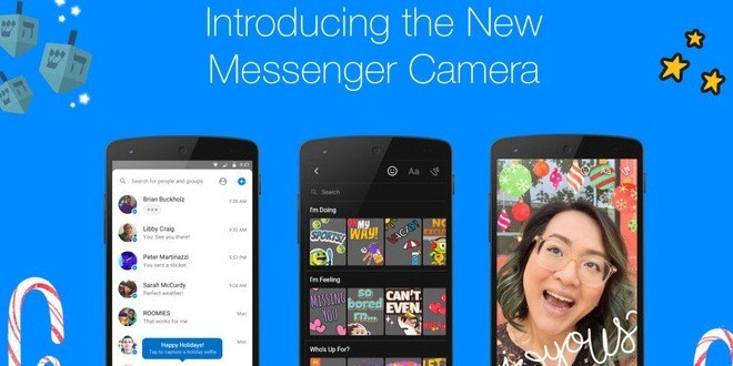 Facebook Messenger, aggiunti tanti nuovi effetti alla fotocamera per Natale