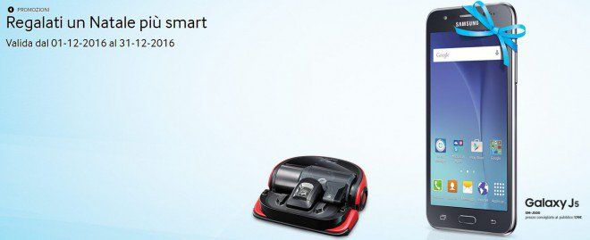 Galaxy J5 2015 in regalo con le aspirapolveri Samsung POWERbot