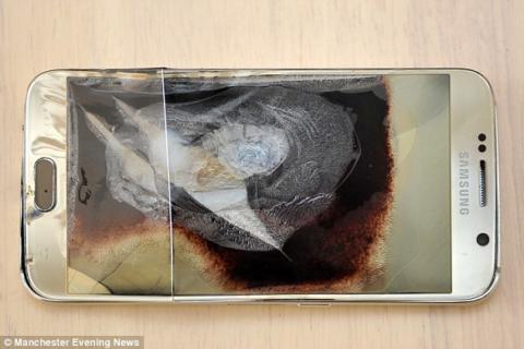 Galaxy S6 Edge esplosione