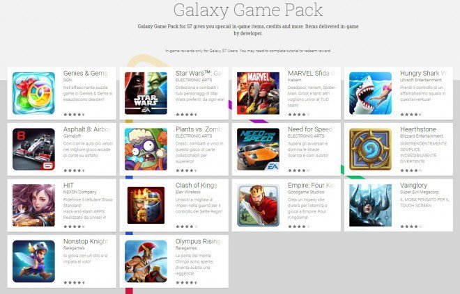 Galaxy S7 Game PAck
