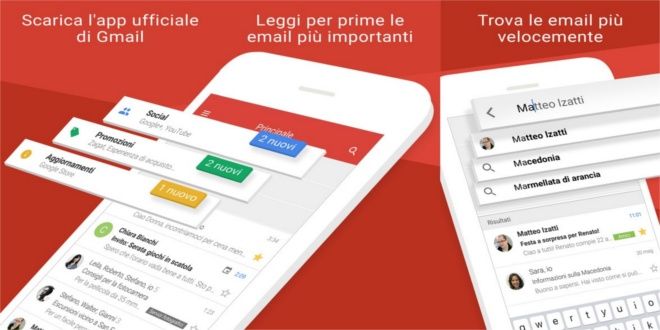 Gmail 5.0.7 disponibile ufficialmente per iOS