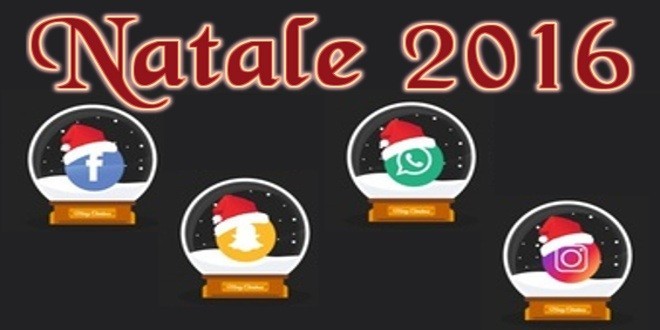 Natale 2016, anche i social si vestono a festa