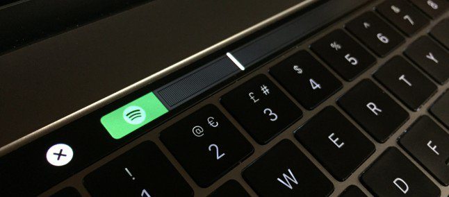 Spotify è ora compatibile con la TouchBar dei MacBook Pro 2016