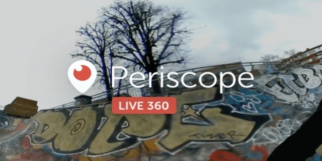 Twitter, con Periscope introdotte le dirette a 360°