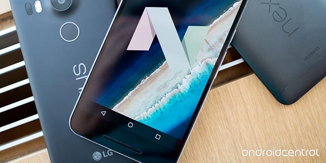 Nexus 5X, con Android 7.1.2 Nougat arrivano le gesture per le notifiche