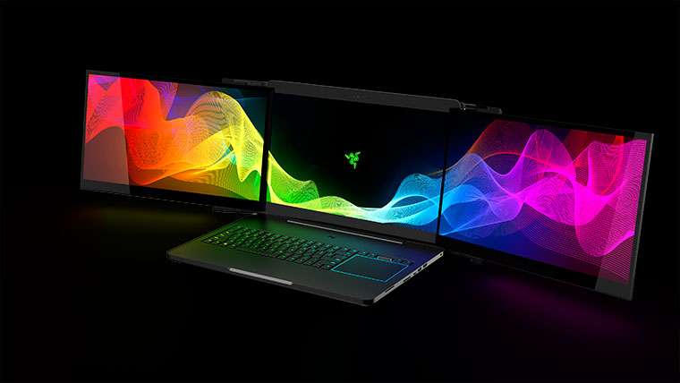 Project Valerie, il notebook con tre display presentato da Razer