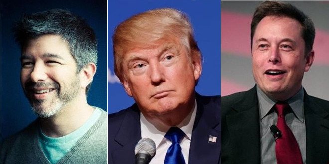 AD di Uber lascia il gruppo dei consiglieri di Trump, CEO di Tesla rimane