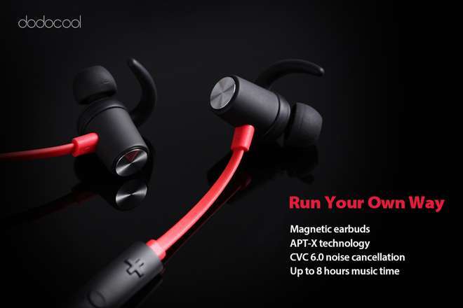 Offerta imperdibile, cuffie sportive wireless Dodocool DA109R a soli 12,99$