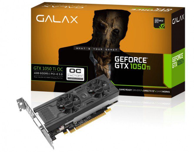 GeForce GTX 1050: in arrivo due schede a basso profilo targate Galax