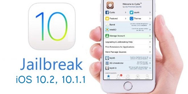 Jailbreak iOS 10.2 per iPhone 6S, iPad ed iPod Touch di sesta generazione
