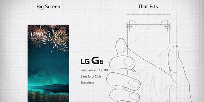 LG G6 al MWC 2017 con un display che promette una “piena visione”