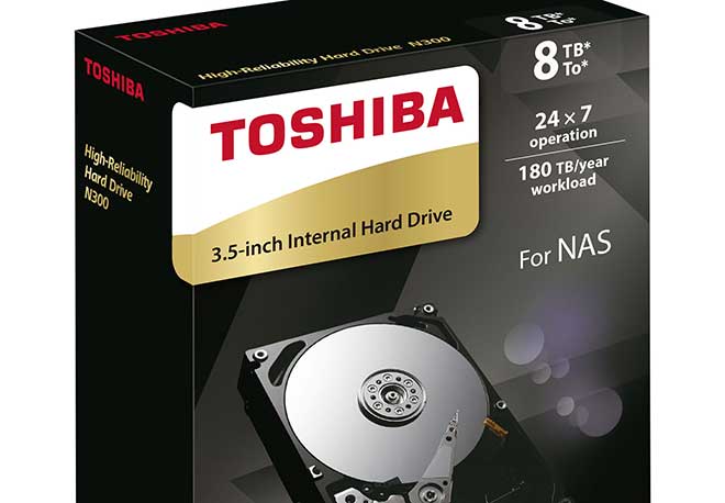 Toshiba aumenta a 8 TB la capacità dell’Hard Disk N300