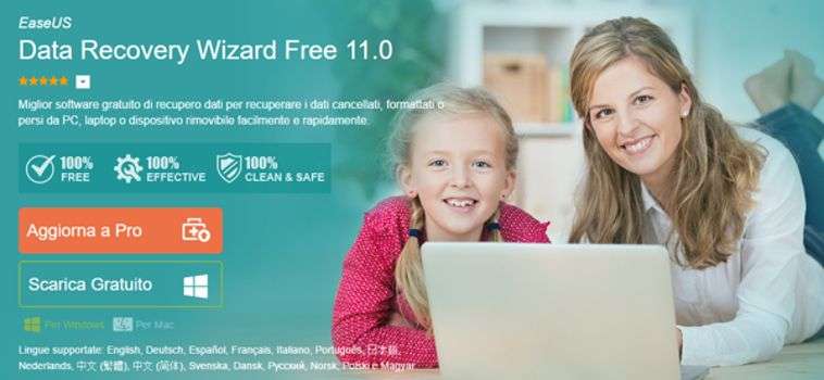 Come recuperare file cancellati con EaseUS Data Recovery Wizard