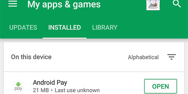 Play Store Android Le mie App