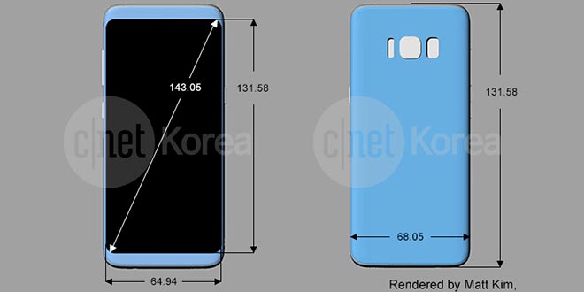 Samsung Galaxy S8, arriva un nuovo render
