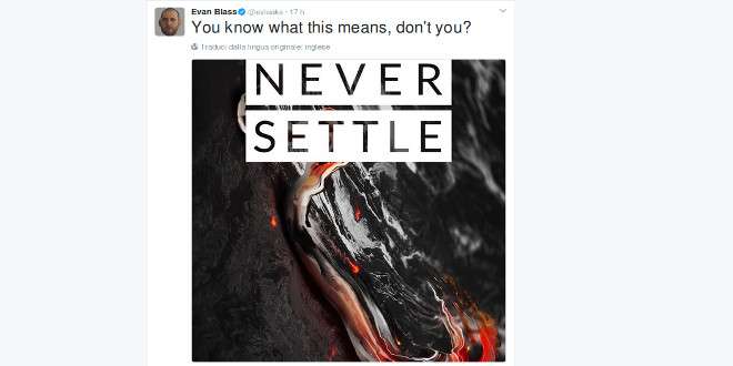 Evan Blass: “One Plus 3T in arrivo nella colorazione nera”