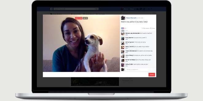 Facebook Live, le dirette da oggi anche da PC desktop e notebook