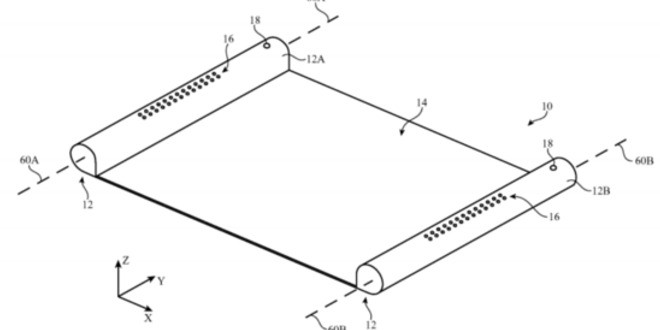 Nuovi dispositivi con schermi a scomparsa, ecco come Apple immagina il futuro