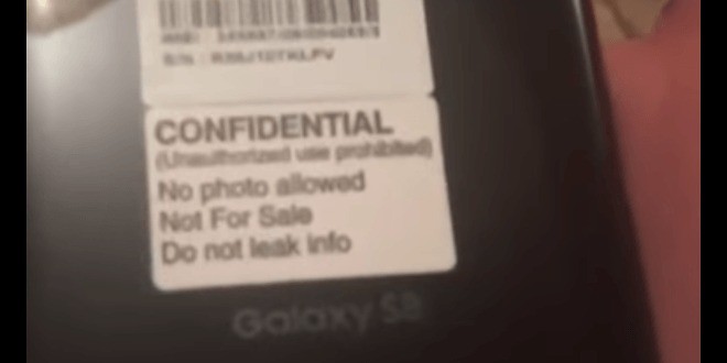 Un bellissimo esemplare di Samsung Galaxy S8 in un nuovo video leaked