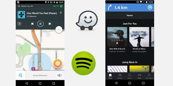 Waze e Spotify insieme per l’integrazione reciproca