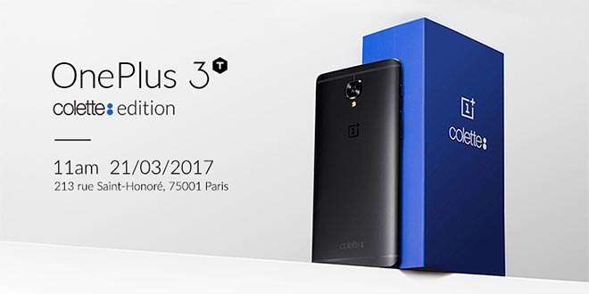 OnePlus 3T Colette Edition, arriva la variante esclusiva (e limitata) per Parigi