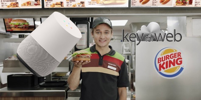 La pubblicità di Burger King che fa impazzire i Google Home