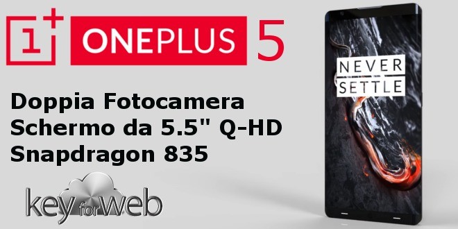 OnePlus 5 disporrà di una particolare dual camera posteriore, ecco le foto della cover