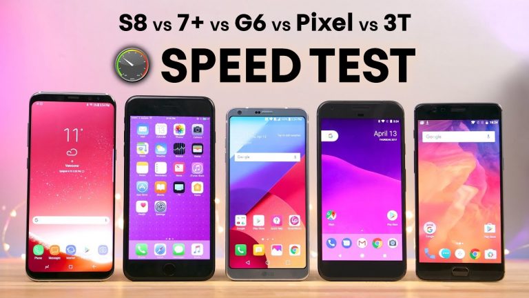 iPhone 7 Plus vs Samsung Galaxy S8 vs Google Pixel vs OnePlus 3T vs LG G6: Speed Test tra i migliori