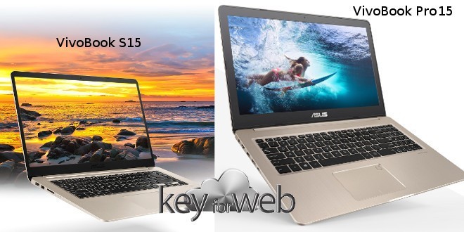 ASUS annuncia i nuovi VivoBook S15 e Pro: splendidi e potenti