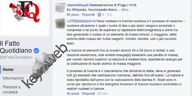 Facebook, perché sotto i post delle maggiori testate compaiono definizioni e ricette