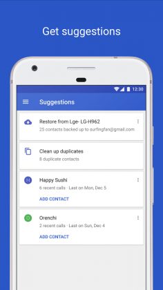 Google Contacts 2.0