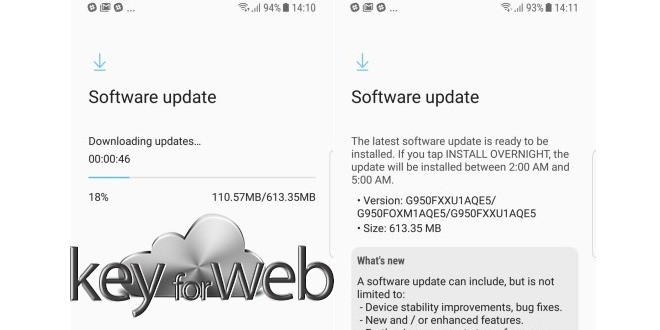 Aggiornamento Galaxy S8 patch maggio, inizia il rollout oggi 16 maggio