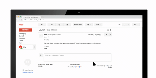 Gmail si aggiorna con nuove funzionalità di sicurezza per i dati aziendali