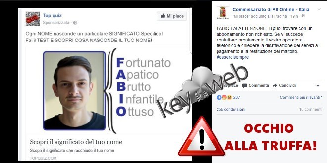 “Scopri il significato del tuo nome”, occhio al quiz truffa che circola su Facebook