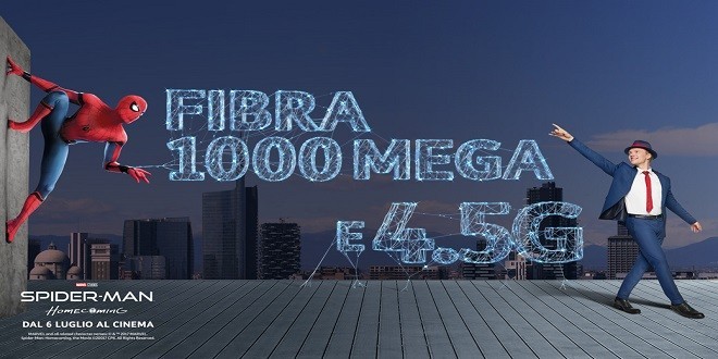 Tim  Smart Fibra fino a 1000 Mega in download