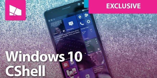 Windows 10 Mobile, un video mostra la nuova interfaccia CShell
