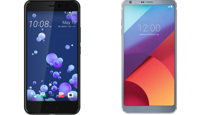 htc u11 vs lg g6