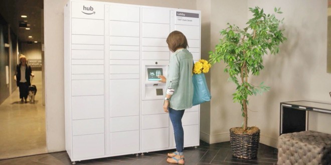Amazon presenta The Hub, un armadietto di consegna per i condomini