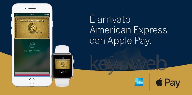 Apple Pay ora compatibile con American Express