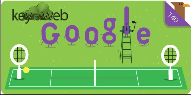 Google celebra i 140 anni di Wimbledon con uno speciale Doodle