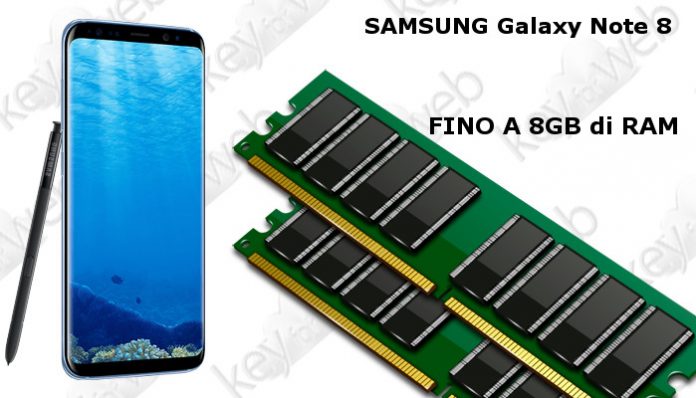 Samsung Galaxy Note 8 Emperor Edition. Più RAM del vostro PC grazie agli 8GB